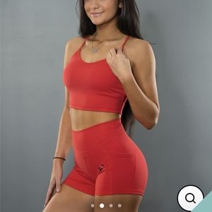 Violate the Dress Code Luxe Red Shorts